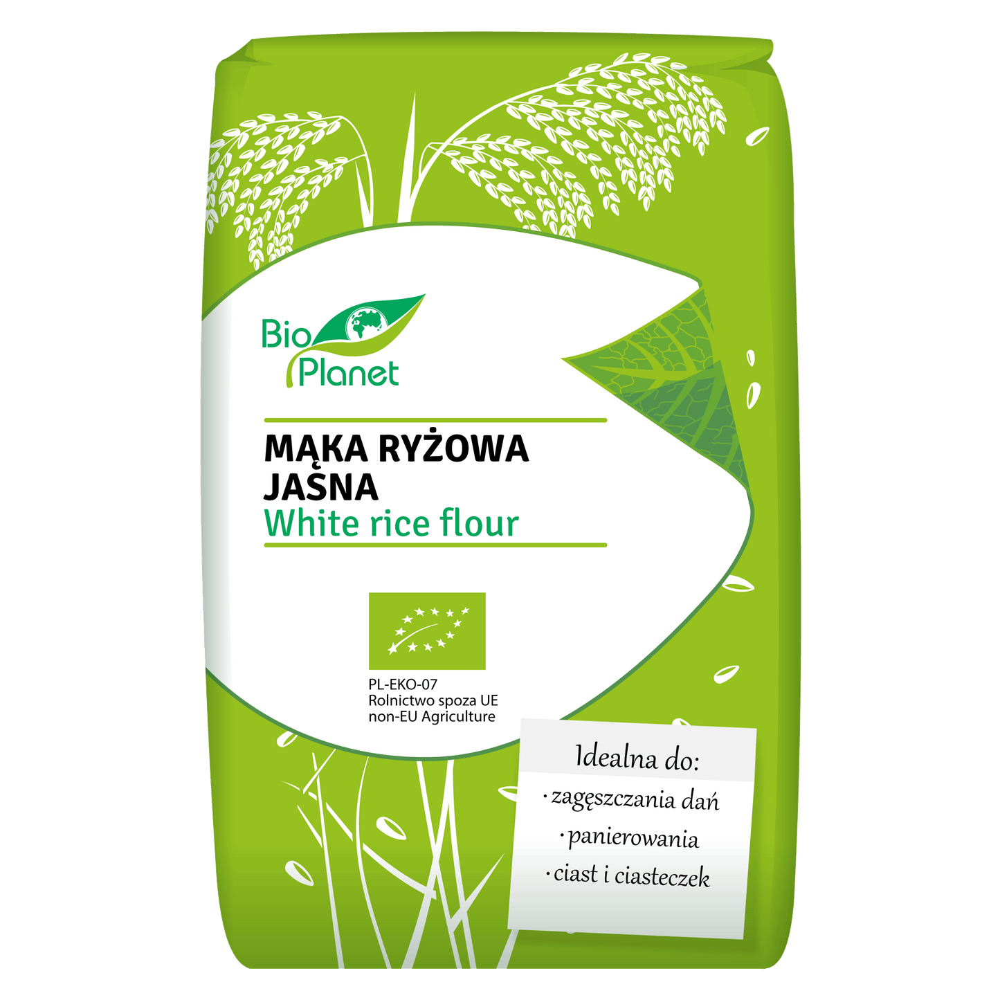 MĄKA RYŻOWA JASNA BIO 500 g - BIO PLANET