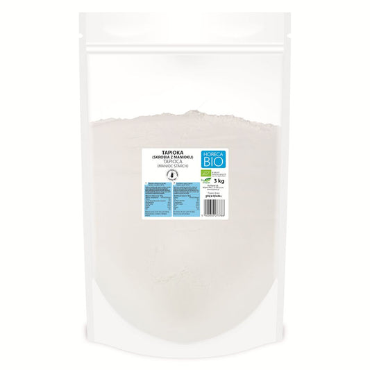 TAPIOKA (SKROBIA Z MANIOKU) BEZGLUTENOWA BIO 3 kg - HORECA (BIO PLANET)