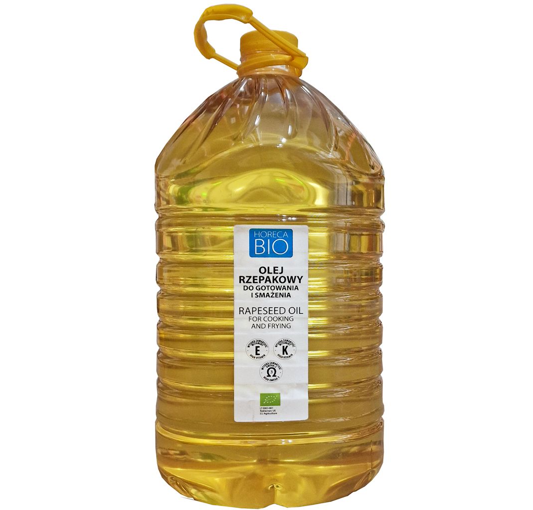 OLEJ RZEPAKOWY DO GOTOWANIA I SMAŻENIA BIO 10 L - HORECA (BIO PLANET)