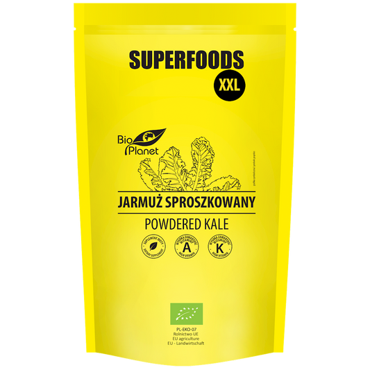 JARMUŻ SPROSZKOWANY BIO 400 g - BIO PLANET SUPERFOODS