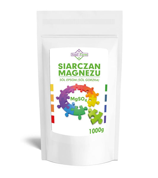 SÓL GORZKA EPSOM (KĄPIELOWA) 1 kg - SOUL FARM