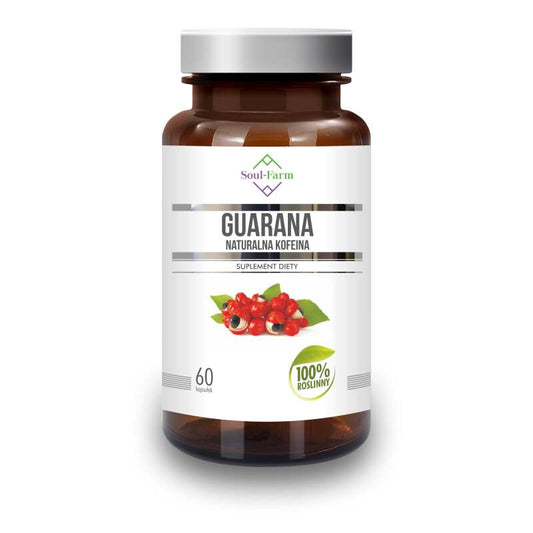 GUARANA EKSTRAKT (440 mg) 60 KAPSUŁEK - SOUL FARM