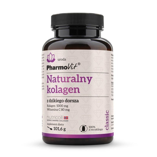 KOLAGEN Z DZIKIEGO DORSZA W PROSZKU) BEZGLUTENOWY 101,6 g - PHARMOVIT...