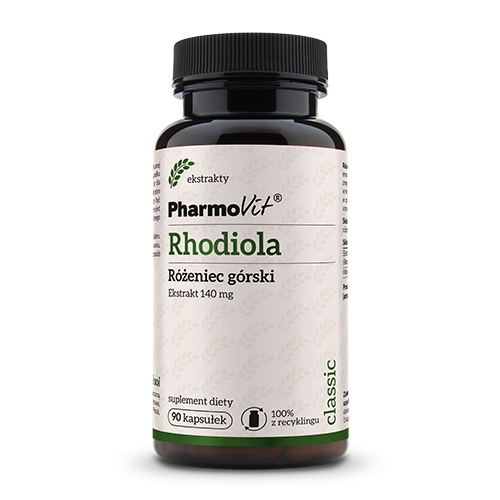 RHODIOLA - RÓŻENIEC GÓRSKI EKSTRAKT (140 mg) BEZGLUTENOWY 90...