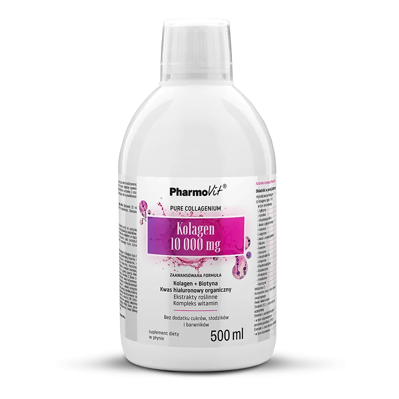 SUPLEMENT DIETY KOLAGEN (10 000 mg) W PŁYNIE BEZGLUTENOWY 500 ml...