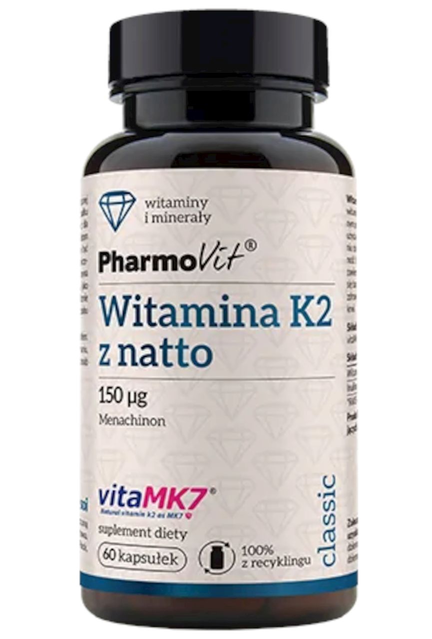 WITAMINA K2 (150 mcg) BEZGLUTENOWA 60 KAPSUŁEK - PHARMOVIT (CLASSIC)