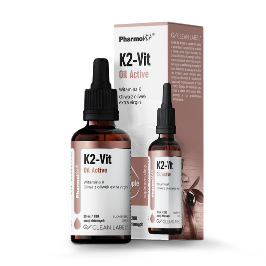 WITAMINA K2 W KROPLACH (75 mcg) BEZGLUTENOWA 30 ml - PHARMOVIT (CLEAN...