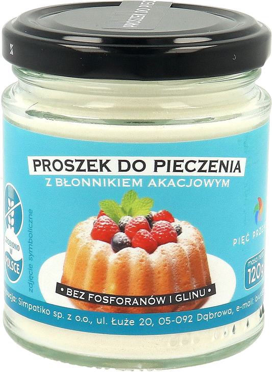 PROSZEK DO PIECZENIA Z BŁONNIKIEM AKACJOWYM BEZGLUTENOWY 120 g...