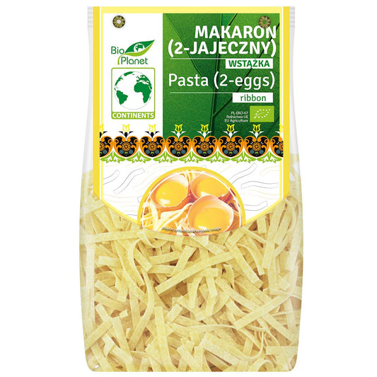 MAKARON (2-JAJECZNY SEMOLINOWY) WSTĄŻKI BIO 250 g - BIO PLANET
