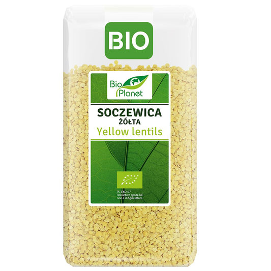 SOCZEWICA ŻÓŁTA BIO 500 g - BIO PLANET