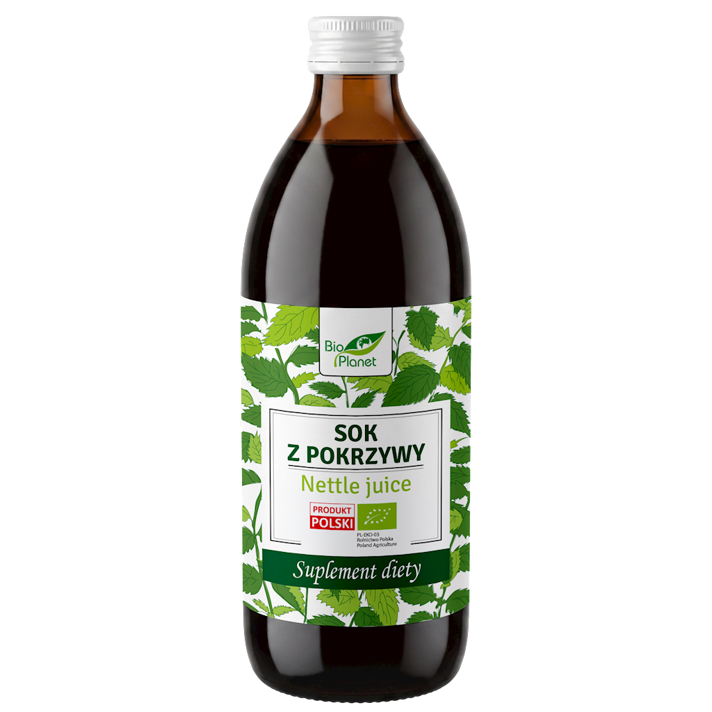 SOK Z POKRZYWY BIO 500 ml - BIO PLANET