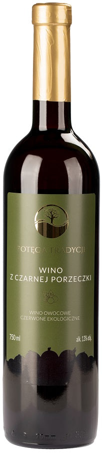 WINO CZERWONE SŁODKIE CZARNA PORZECZKA BIO 0,75 L (POLSKA) - POTĘGA...