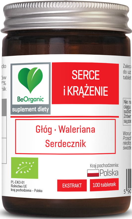 TABLETKI WSPOMAGAJĄCE SERCE I KRĄŻENIE (GŁÓG, WALERIANA...