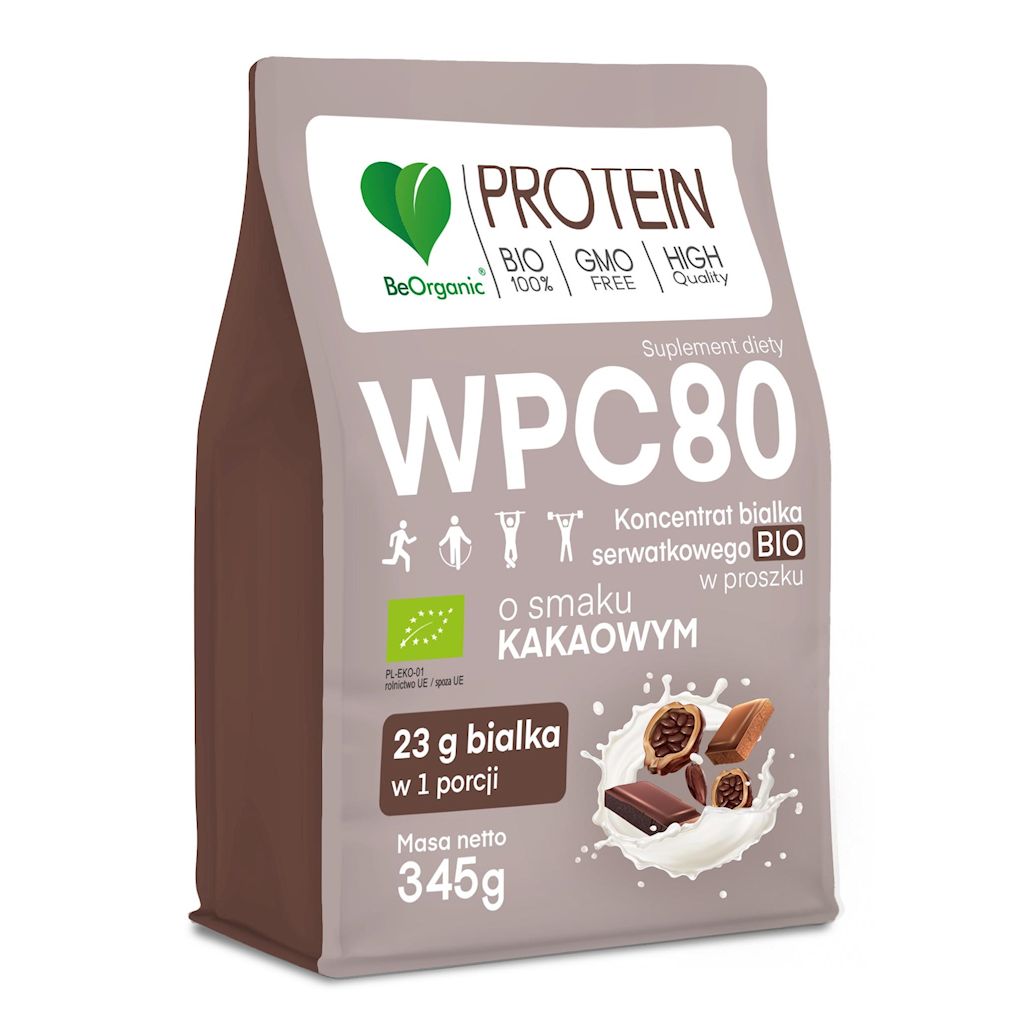 BIAŁKO SERWATKOWE O SMAKU KAKAOWYM (KONCENTRAT WPC 80) BEZ DODATKU...