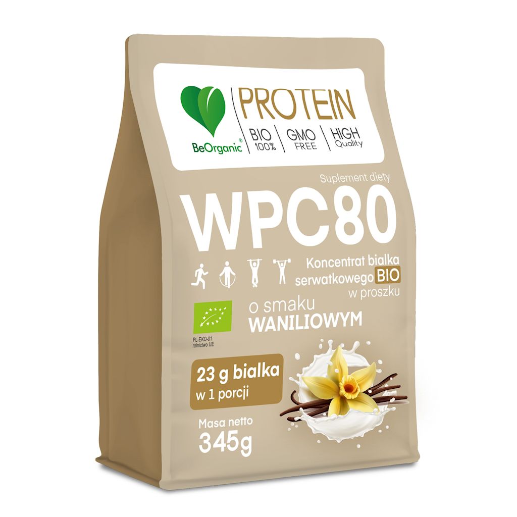 BIAŁKO SERWATKOWE O SMAKU WANILIOWYM (KONCENTRAT WPC 80) BEZ DODATKU...