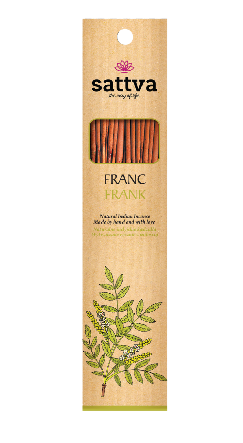 KADZIDEŁKA INDYJSKIE FRANK (15 szt.) 30 g - SATTVA (WELLNESS)