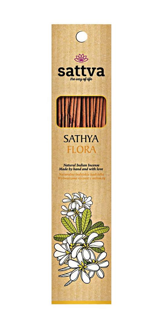 KADZIDEŁKA INDYJSKIE SATHYA FLORA (15 szt.) 30 g - SATTVA (WELLNESS)