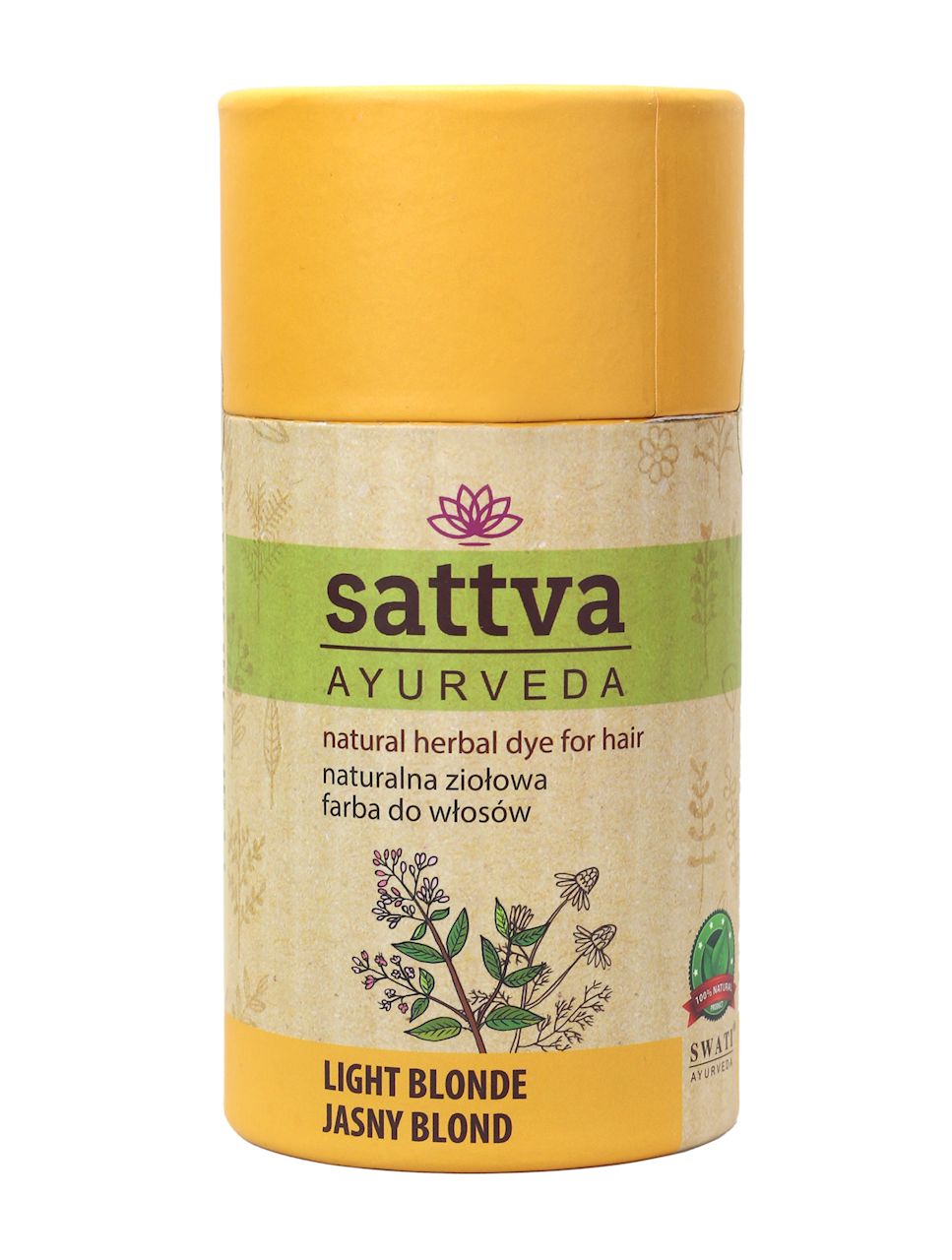 HENNA JASNY BLOND ECO 150 g - SATTVA (AYURVEDA)