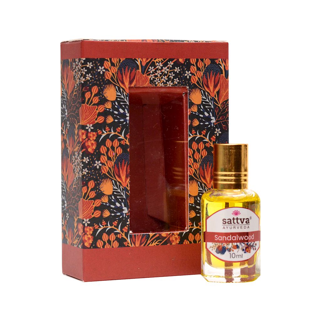 PERFUMY W OLEJKU DRZEWO SANDAŁOWE (ROLL-ON) 10 ml - SATTVA (AYURVEDA)