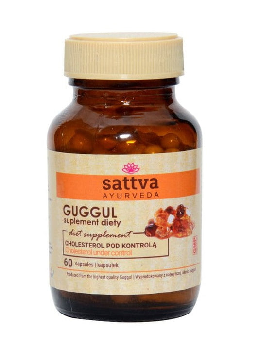 GUGGUL NA KONTROLĘ CHOLESTEROLU 60 KAPSUŁEK - SATTVA (FOODS)