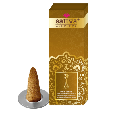 KADZIDEŁKA INDYJSKIE STOŻKOWE PALO SANTO (10 szt.) 20 g - SATTVA...