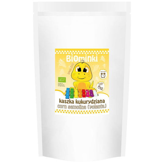 KASZKA KUKURYDZIANA BEZ DODATKU CUKRÓW BIO 500 g - BIOMINKI