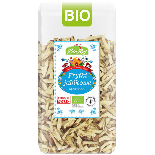 FRYTKI JABŁKOWE BEZGLUTENOWE BIO (POLSKA) 60 g - BIO RAJ