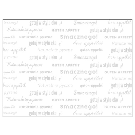 PAPIER DO PAKOWANIA ŻYWNOŚCI 30 x 40 cm - RYZA 5 kg