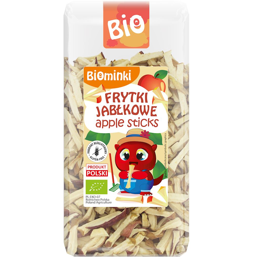 FRYTKI JABŁKOWE BEZGLUTENOWE BIO 50 g - BIOMINKI