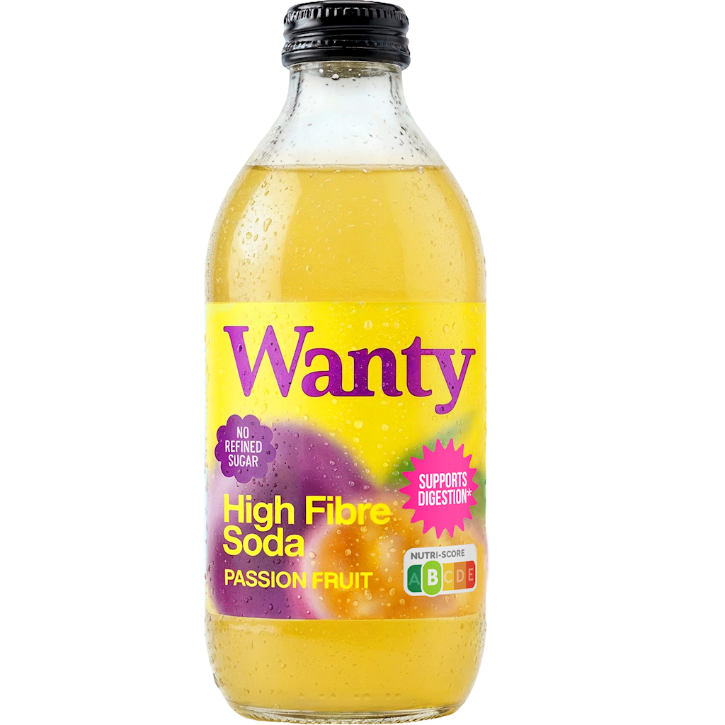 NAPÓJ MUSUJĄCY MARAKUJA - LIMONKA BEZGLUTENOWY 330 ml - WANTY (FYK)