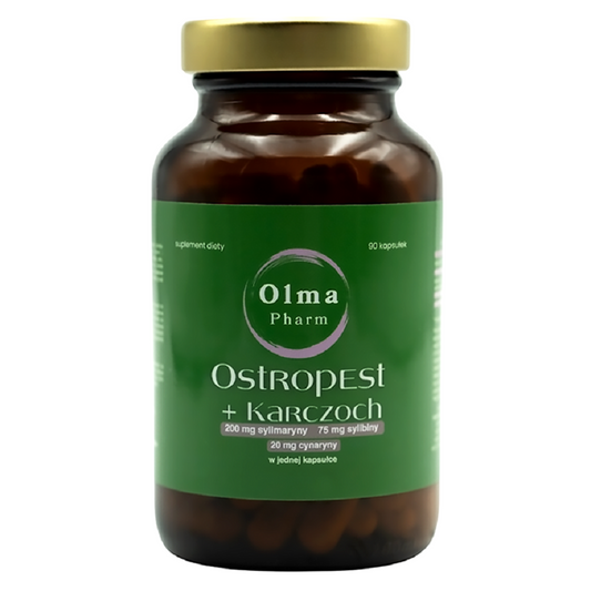 OSTROPEST PLAMISTY + KARCZOCH 90 KAPSUŁEK - OLMA PHARM