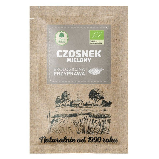 CZOSNEK MIELONY BIO 20 g - DARY NATURY