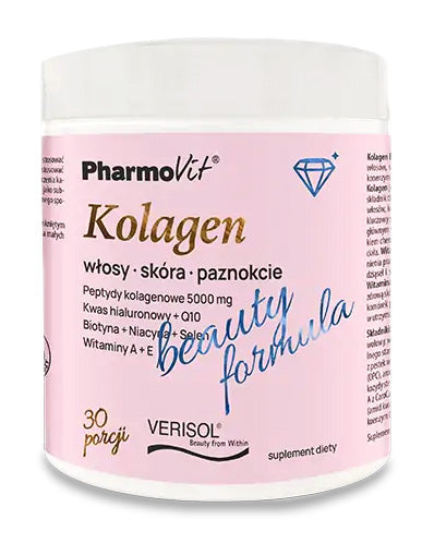 KOLAGEN O SMAKU BRZOSKWINIA - BANAN BEAUTY FORMULA BEZGLUTENOWY W...