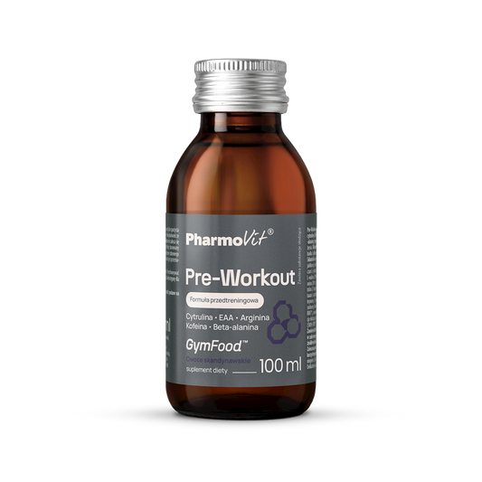 SHOT PRE-WORKOUT O SMAKU OWOCÓW SKANDYNAWSKICH 100 ml - PHARMOVIT (GYM...