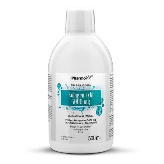 KOLAGEN RYBI (5 000 mg) W PŁYNIE BEZGLUTENOWY 500 ml - PHARMOVIT
