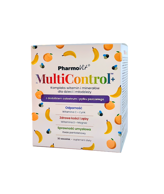 MULTIWITAMINA (MULTICONTROL) DLA DZIECI I MŁODZIEŻY BEZGLUTENOWA 30...