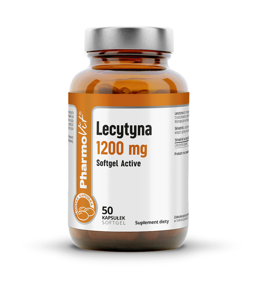 LECYTYNA (1200 mg) BEZGLUTENOWA 50 KAPSUŁEK - PHARMOVIT