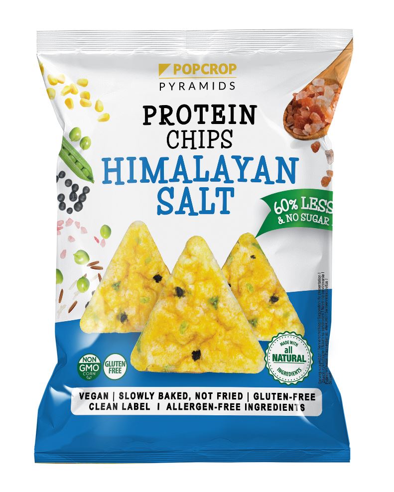 CHRUPKI PIRAMIDKI PROTEINOWE Z SOLĄ HIMALAJSKĄ BEZGLUTENOWE 60 g...
