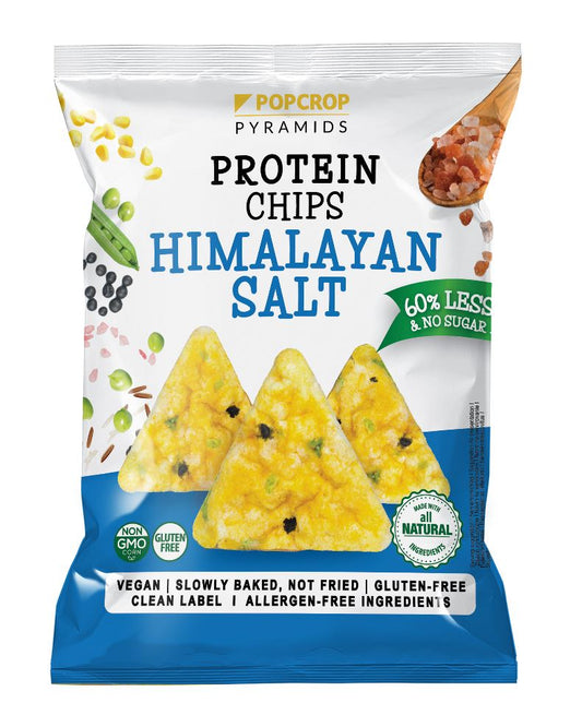 CHRUPKI PIRAMIDKI PROTEINOWE Z SOLĄ HIMALAJSKĄ BEZGLUTENOWE 60 g...