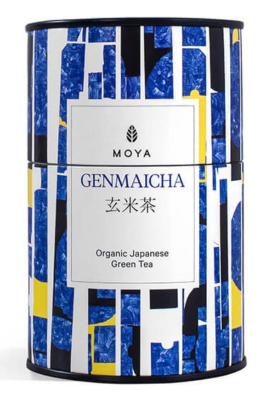 HERBATA ZIELONA GENMAICHA JAPOŃSKA Z PRAŻONYM RYŻEM BIO 60 g - MOYA...