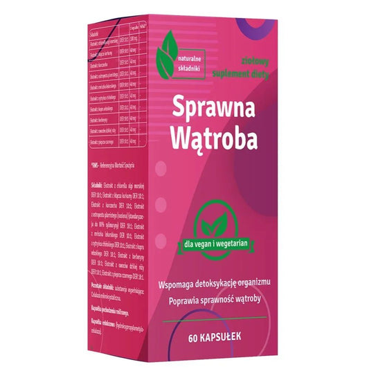 KAPSUŁKI NA WĄTROBĘ 60 szt. - PASOLEQ
