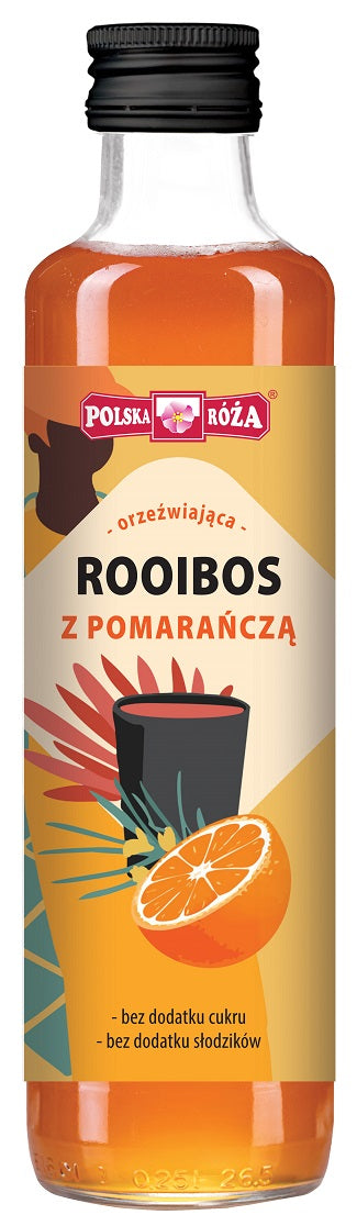 HERBATA ROOIBOS Z POMARAŃCZĄ 250 ml - POLSKA RÓŻA