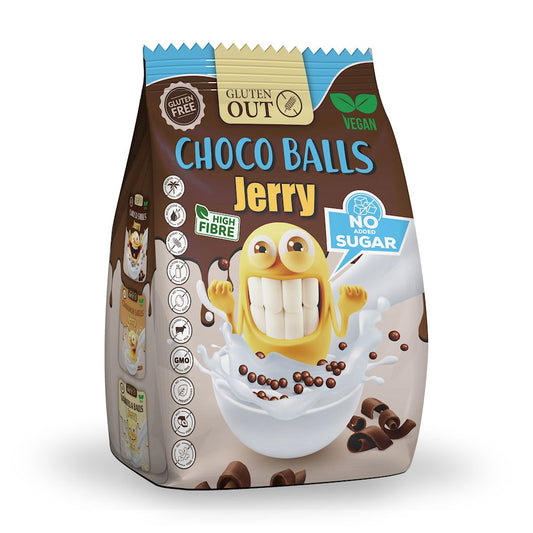 KULKI ZBOŻOWE KAKAOWE BEZ DODATKU CUKRÓW BEZGLUTENOWE 375 g - JERRY...