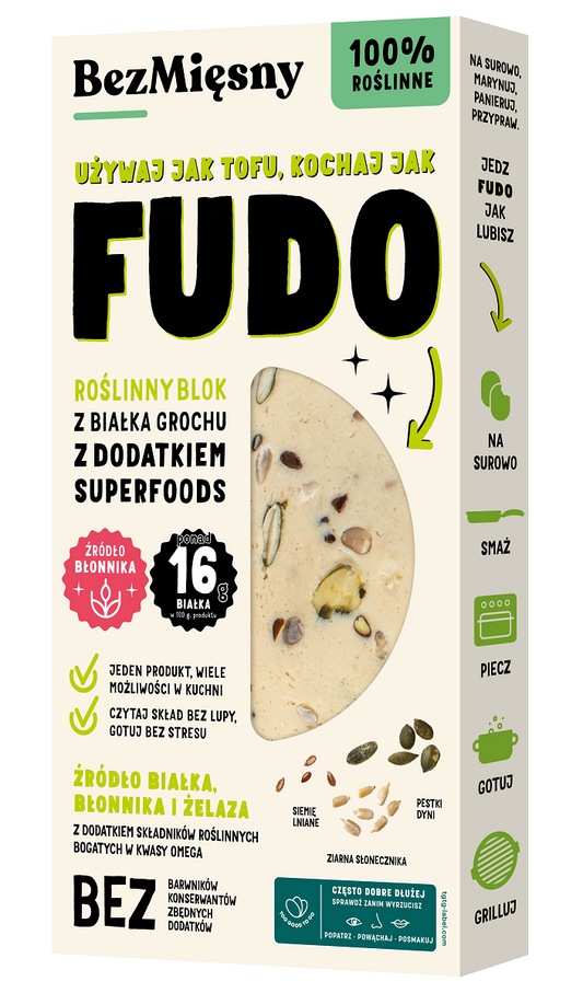 FUDO TOFU Z GROCHU 180 g - BEZMIĘSNY
