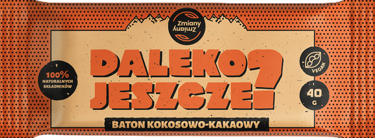 BATON DAKTYLOWY KOKOS - KAKAO DALEKO JESZCZE BEZGLUTENOWY 40 g - ZMIANY...