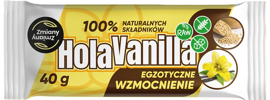BATON HOLA VANILLA BEZGLUTENOWY 40 g - ZMIANY ZMIANY
