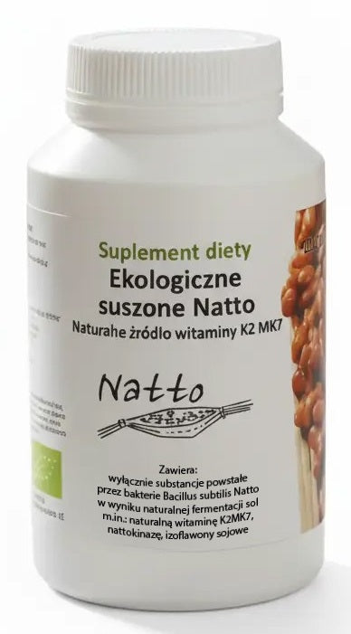 SFERMENTOWANA SOJA (NATTO) SUSZONA BIO 120 KAPSUŁEK - NATTO