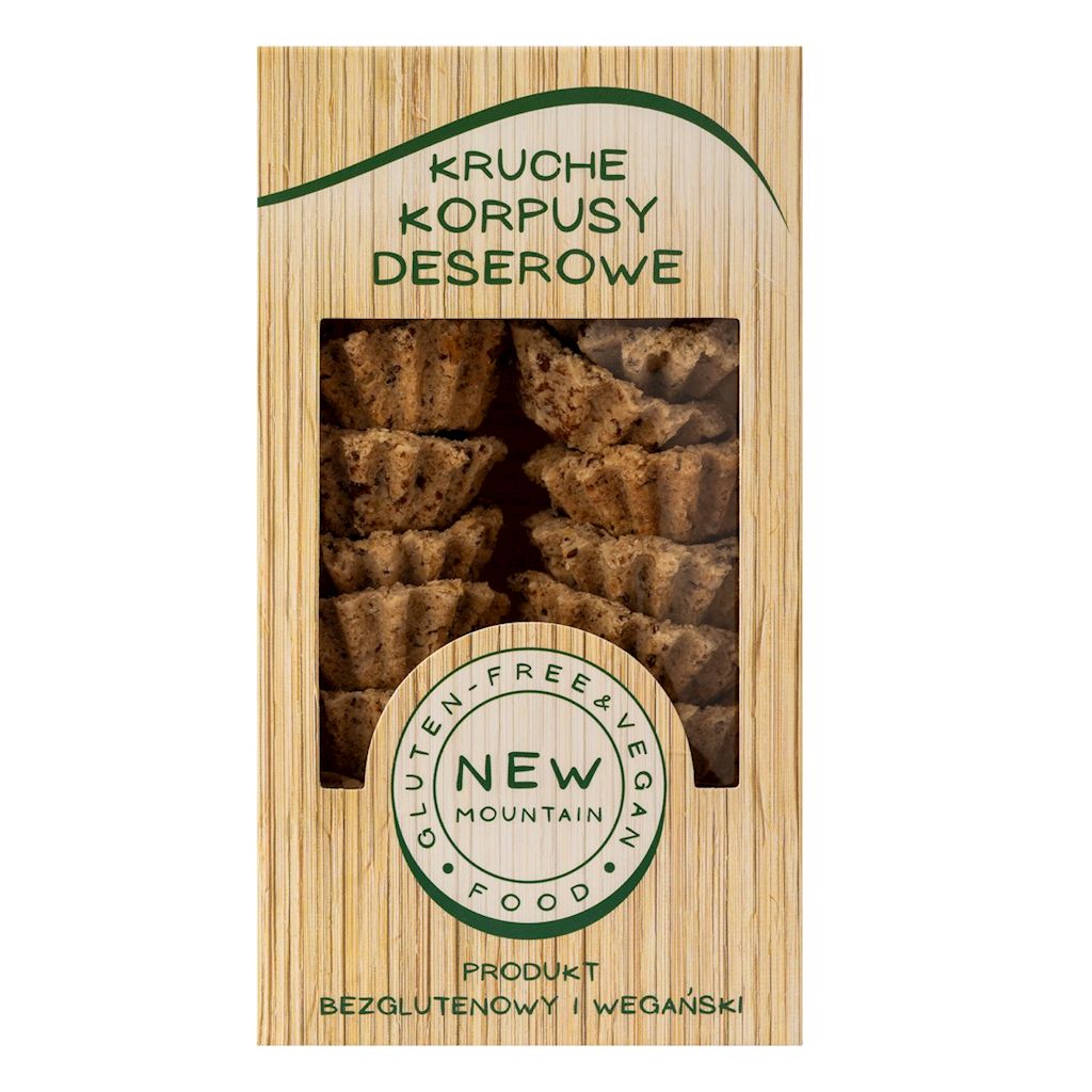 KORPUSY DESEROWE KRUCHE BEZGLUTENOWE 200 g - NEW MOUNTAIN