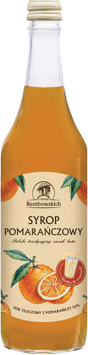 SYROP POMARAŃCZOWY 500 ml - REMBOWSCY