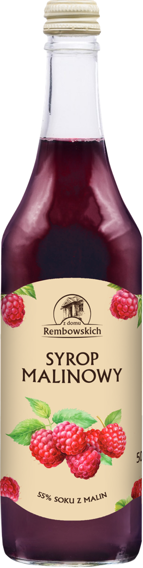 SYROP MALINOWY 500 ml - REMBOWSCY
